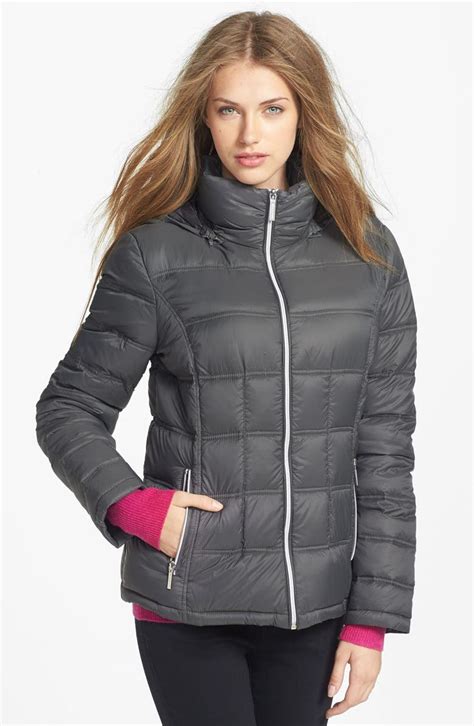 michael kors down packable jacket with hood|michael kors packable puffer jacket.